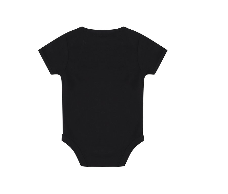 SHORT SLEEVED BODYSUIT — Farbe BLACK