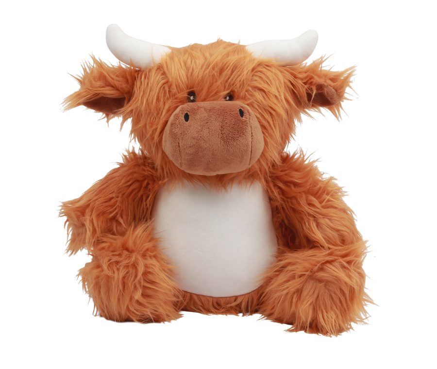 ZIPPIE HIGHLAND COW — Farbe BROWN