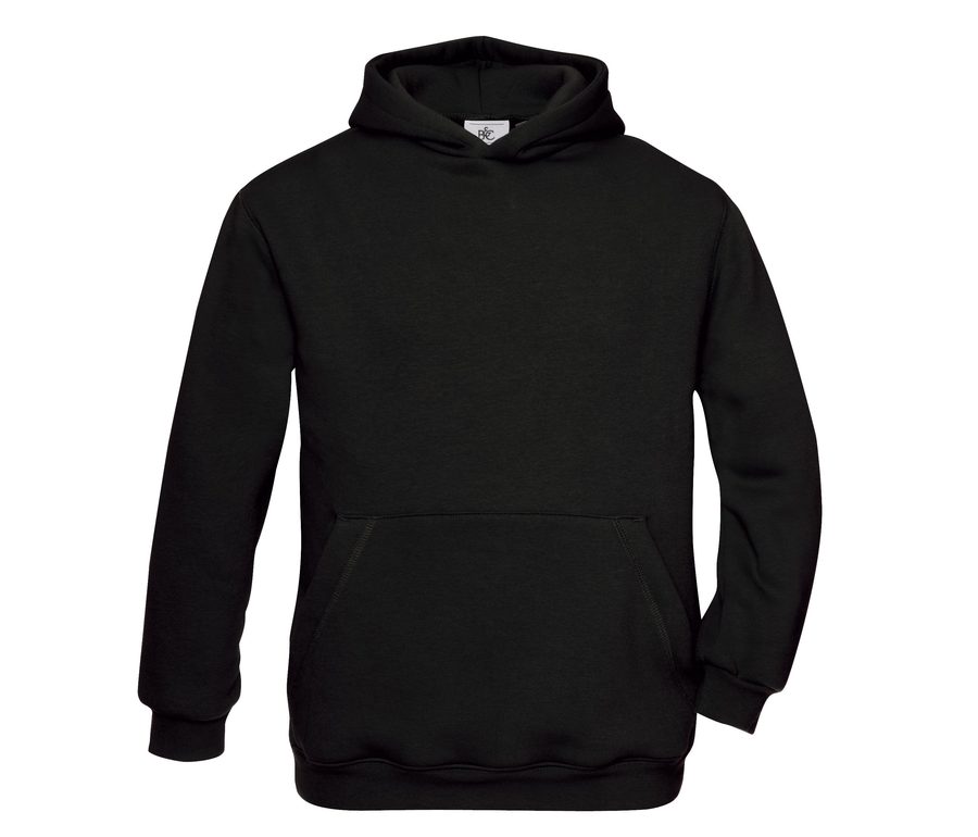HOODED KIDS — Farbe BLACK