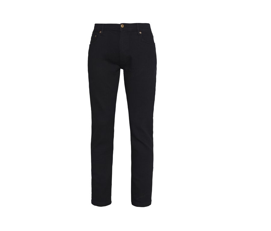 MEN'S LEO STRAIGHT JEANS — Farbe BLACK