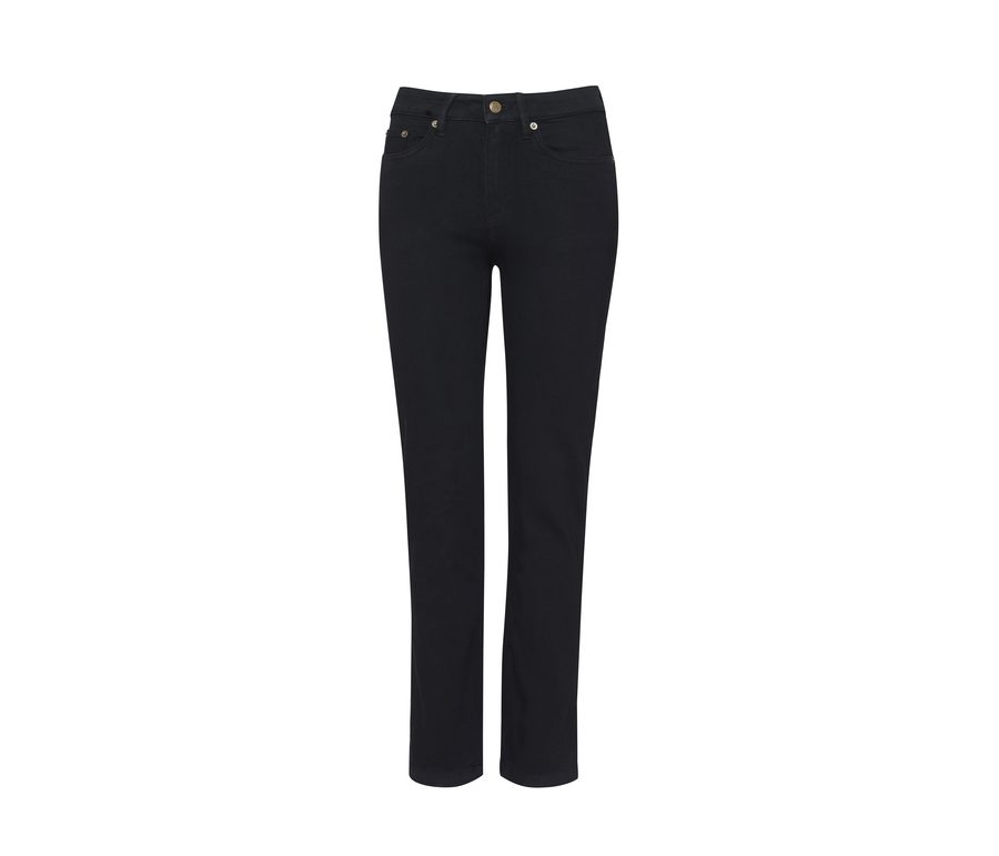 LADIES'S KATY STRAIGHT JEANS — Farbe BLACK
