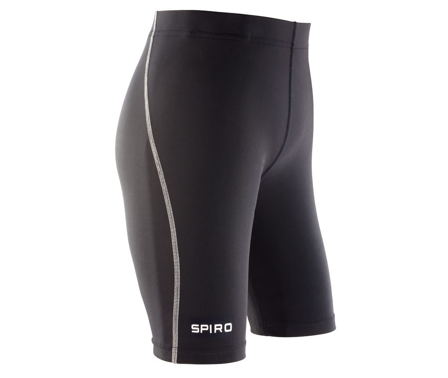 BODYFIT BASE LAYER SHORTS — Farbe BLACK