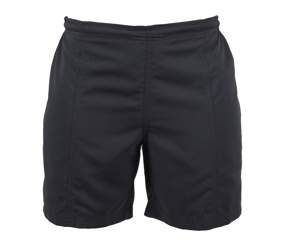 LADIES' FLAT FRONTED SHORTS — Farbe BLACK