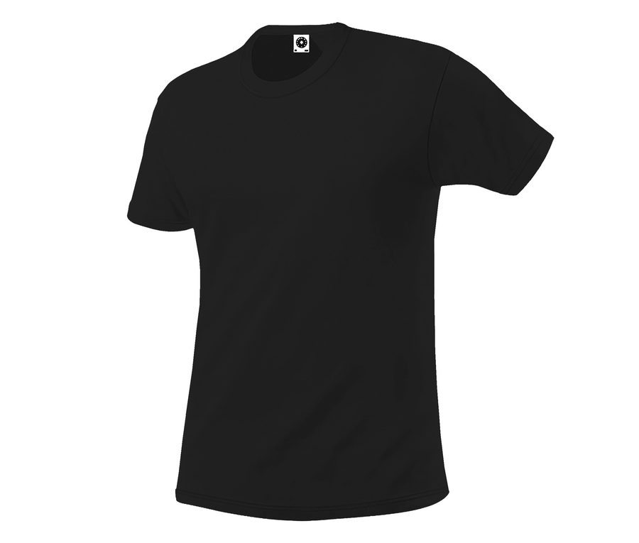 UNISEX LIGHT WEIGHT PERFORMANCE T-SHIRT — Farbe BLACK