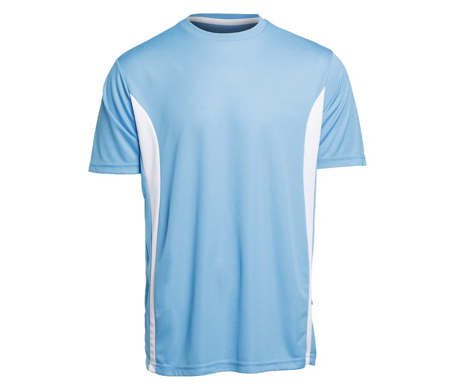 SPORT TEE — Farbe AZURE/WHITE