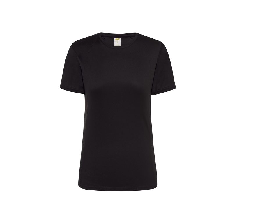 LADY SPORT T-SHIRT — Farbe BLACK