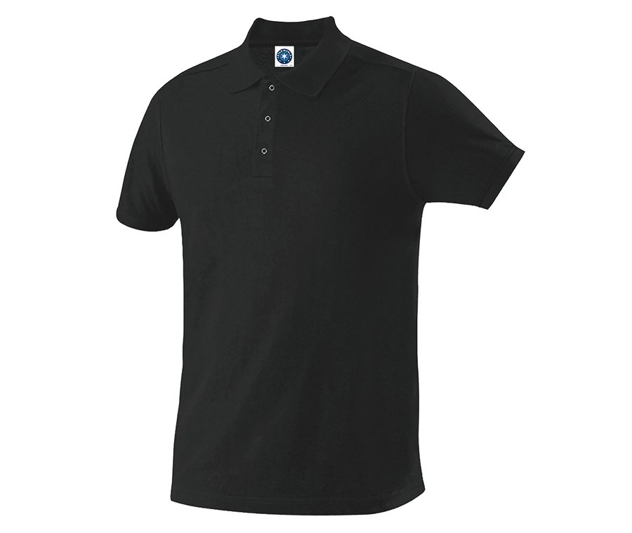 ORGANIC POLO — Farbe BLACK