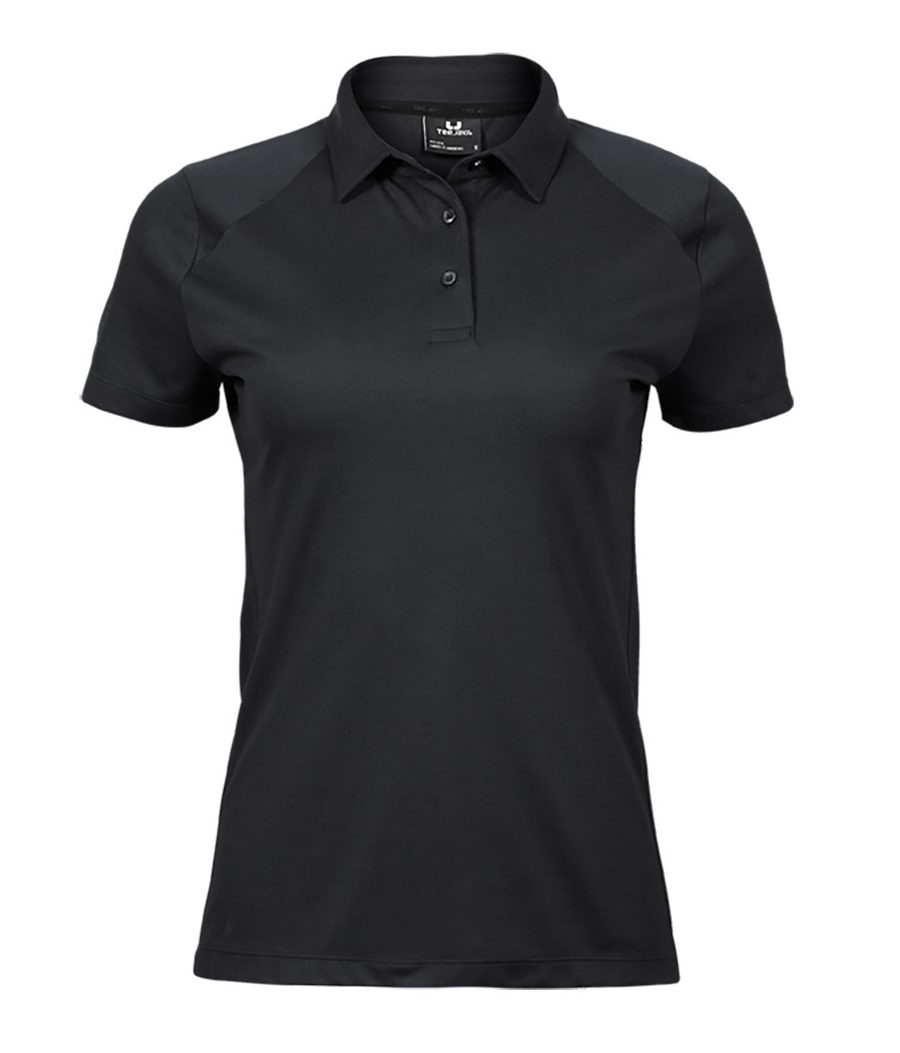 WOMENS LUXURY SPORT POLO — Farbe BLACK