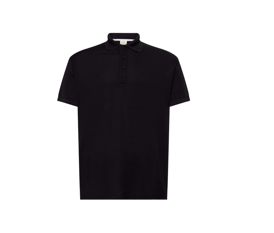 MAN SPORT PIQUE POLO — Farbe BLACK