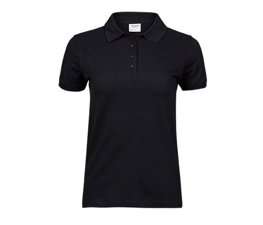 LADIES HEAVY POLO — Farbe BLACK