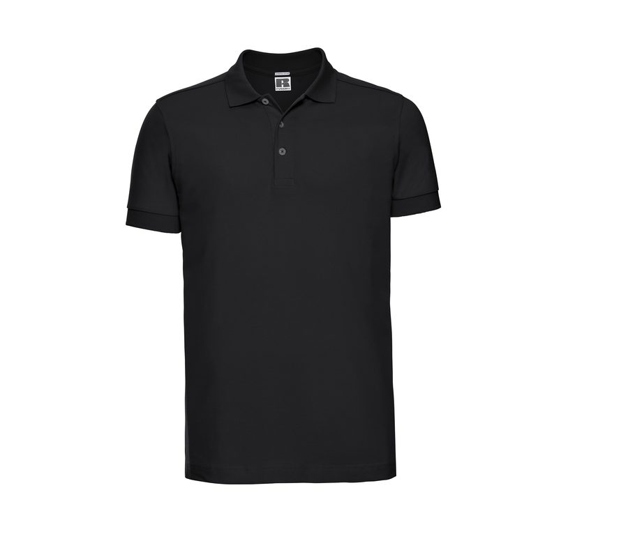 MEN'S STRETCH POLO — Farbe BLACK