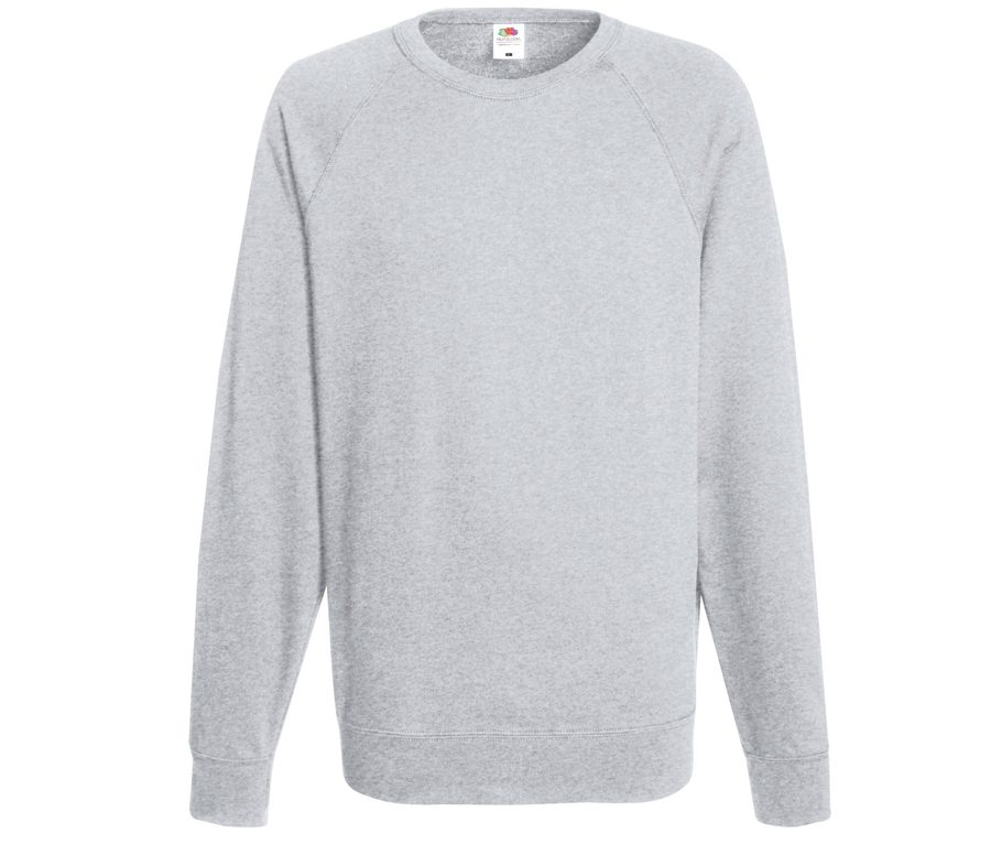 LIGHTWEIGHT RAGLAN SWEAT — Farbe HEATHER GREY