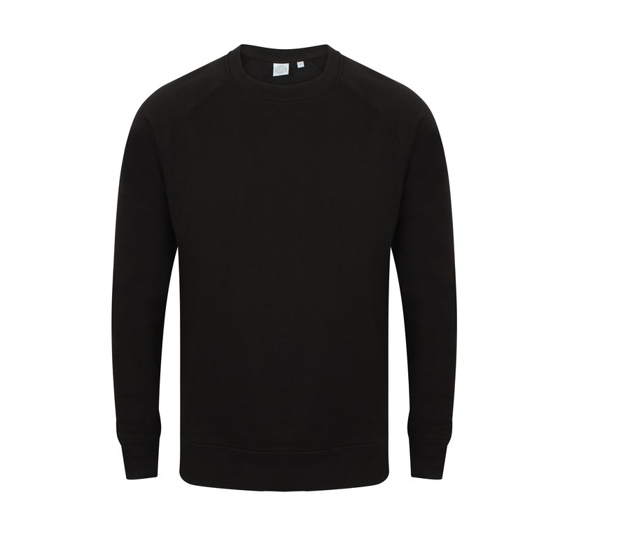 UNISEX SLIM FIT SWEAT — Farbe BLACK