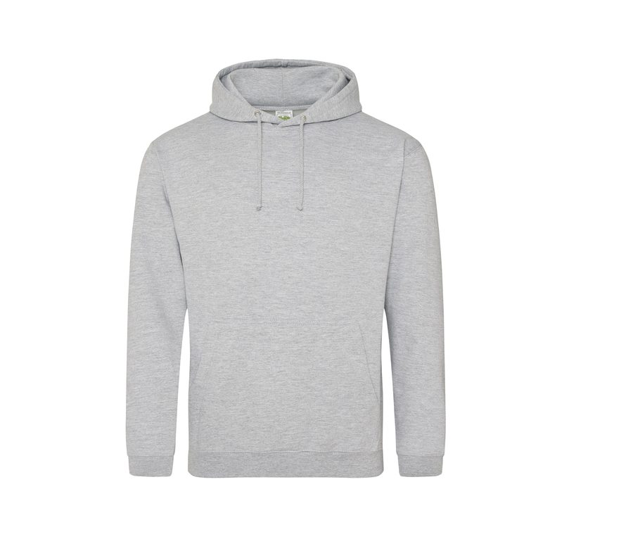 COLLEGE HOODIE — Farbe HEATHER GREY