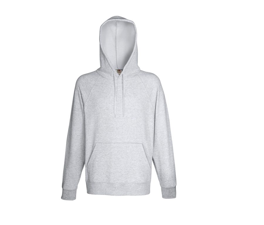 LIGHTWEIGHT HOODED SWEAT — Farbe HEATHER GREY