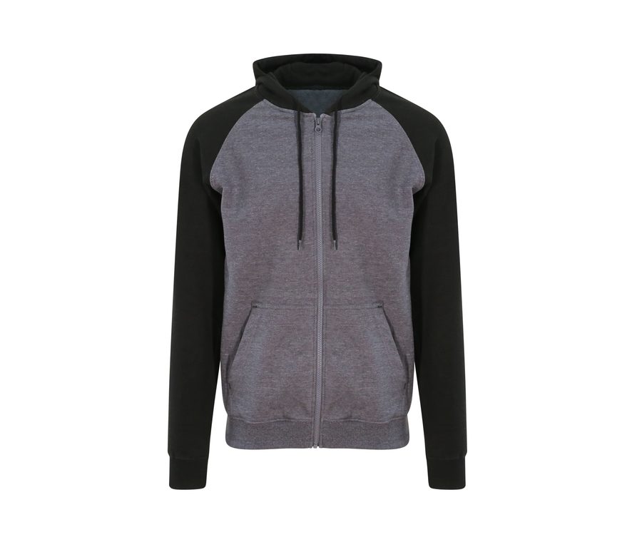 BASEBALL ZOODIE — Farbe CHARCOAL / BLACK