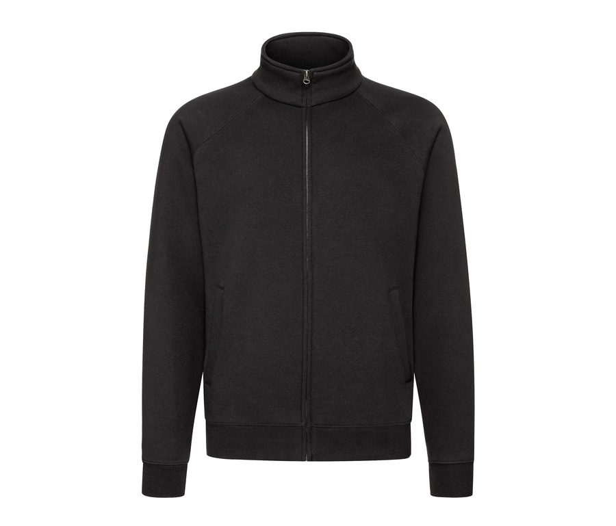 PREMIUM SWEAT JACKET — Farbe BLACK