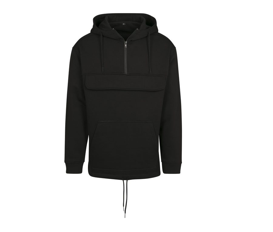 SWEAT PULL OVER HOODY — Farbe BLACK