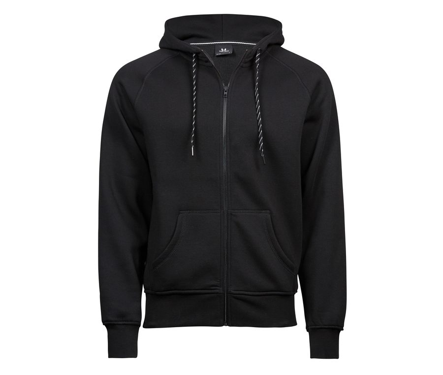 FASHION FULL ZIP HOOD — Farbe BLACK