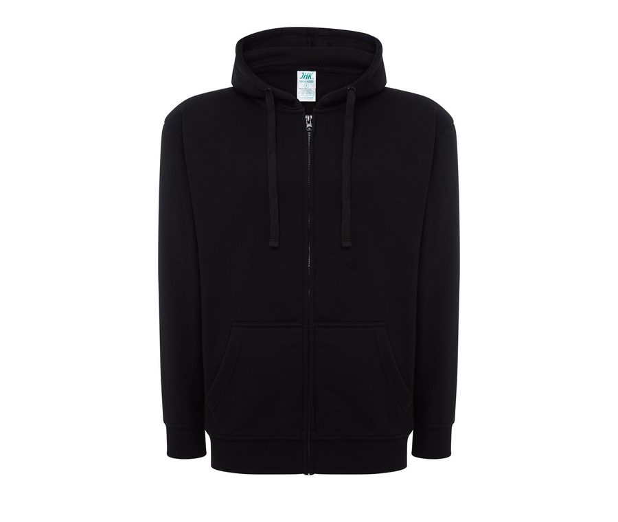 HOODED SWEATSHIRT UNISEX — Farbe BLACK