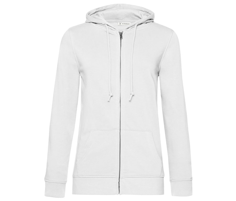 INSPIRE ZIPPED HOOD /WOMEN — Farbe WHITE