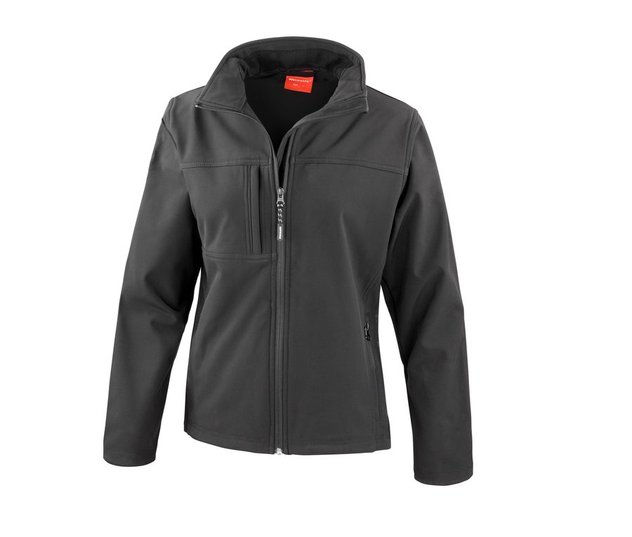 WOMENS CLASSIC SOFTSHELL JACKET — Farbe BLACK