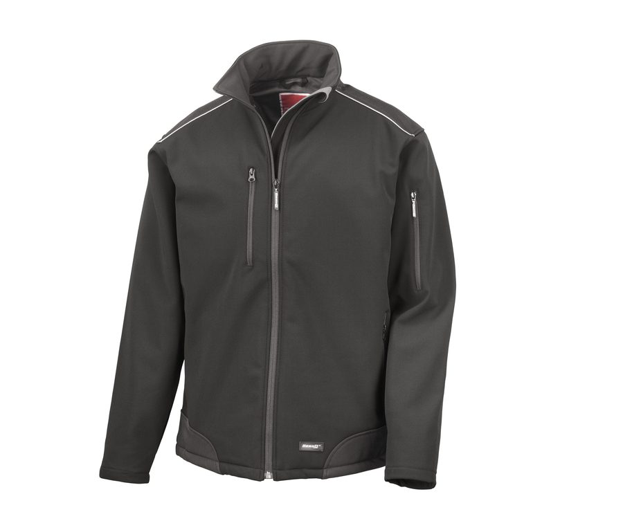 VESTE DE TRAVAIL SOFTSHELL — Farbe BLACK