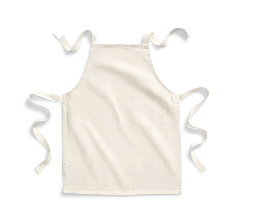 FAIRTRADE COTTON JUNIOR CRAFT APRON — Farbe NATURAL