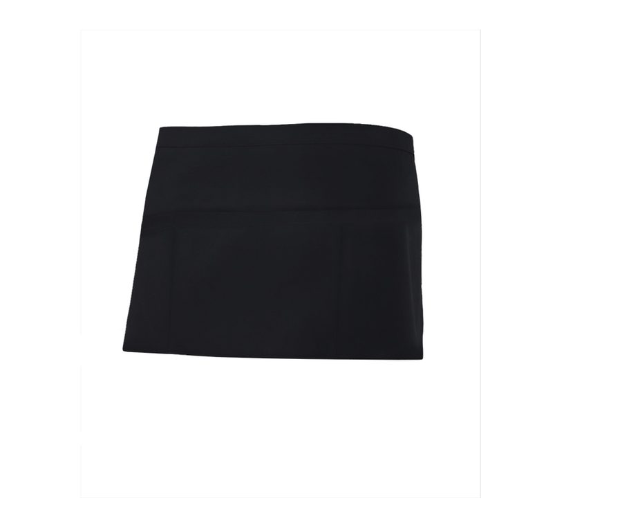 SHORT WAITER APRON — Farbe BLACK