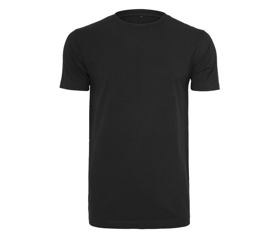 T-Shirt Round Neck — Farbe BLACK