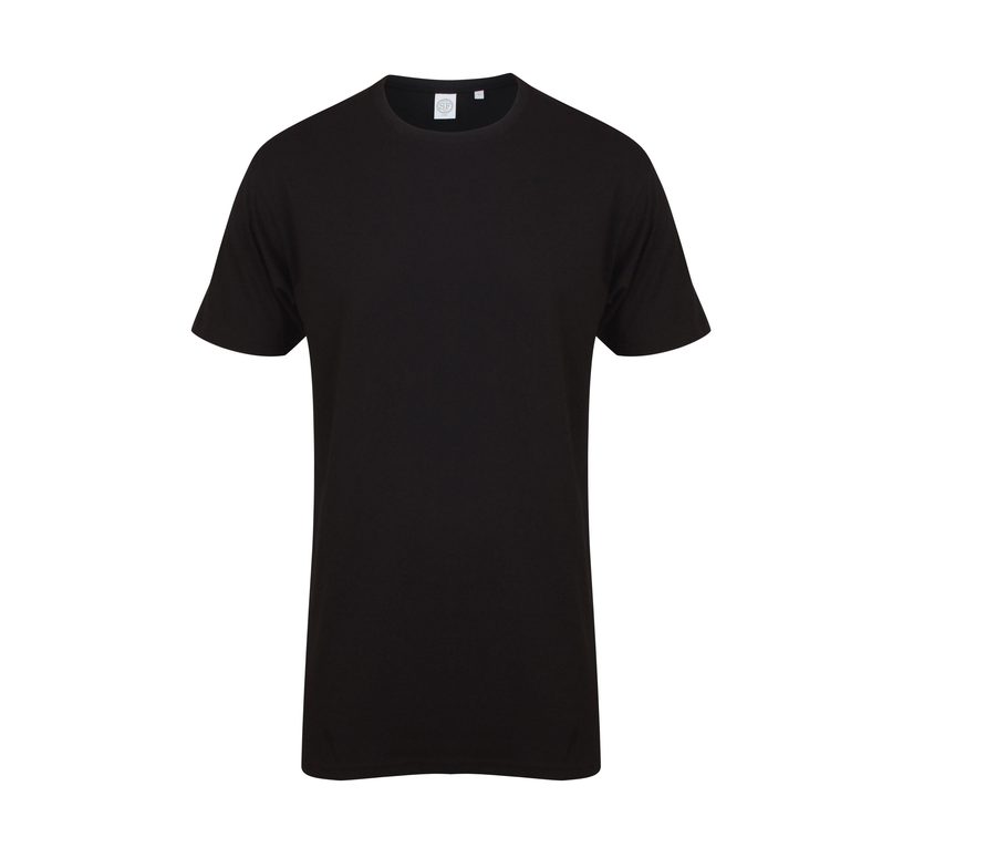 MEN'S LONGLINE T — Farbe BLACK