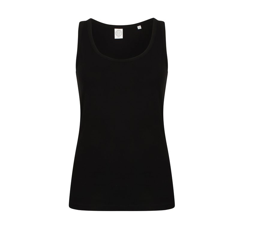 LADIES STRETCH VEST — Farbe BLACK