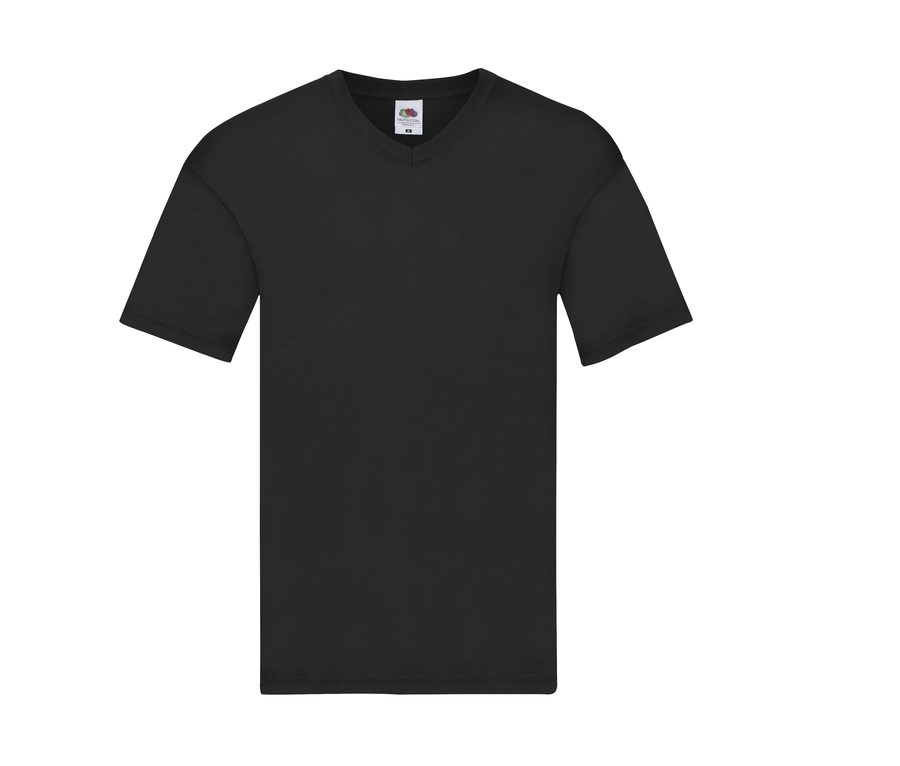 ORIGINAL V NECK T — Farbe BLACK