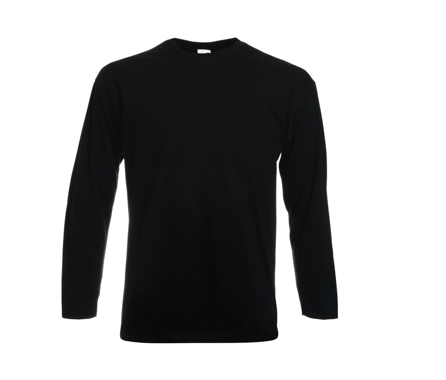 VALUEWEIGHT LONG SLEEVE T — Farbe BLACK