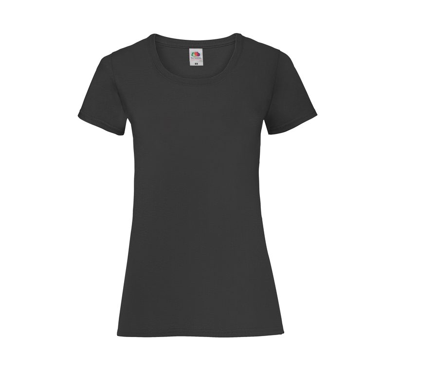 LADIES VALUEWEIGHT T — Farbe BLACK