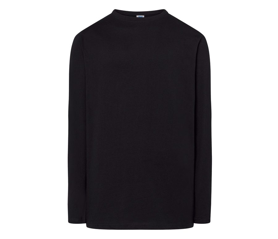 REGULAR T-SHIRT LS — Farbe BLACK