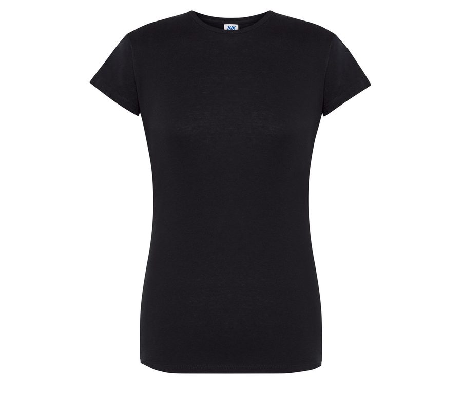 REGULAR PREMIUM T-SHIRT LADY — Farbe BLACK
