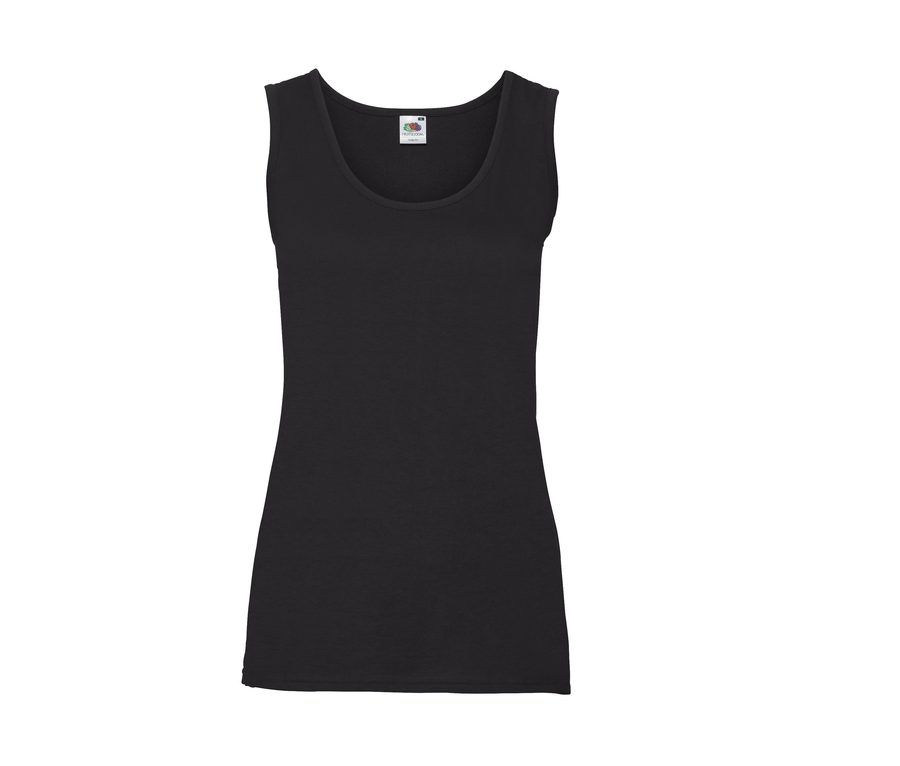 LADIES VALUEWEIGHT VEST — Farbe BLACK