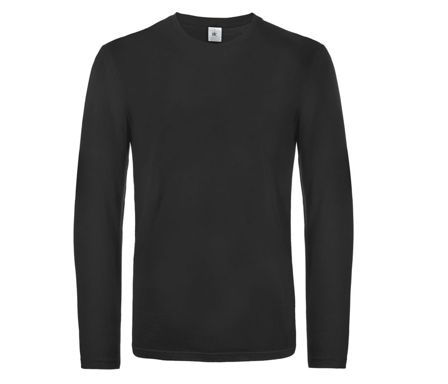 #E190 MEN LSL — Farbe BLACK