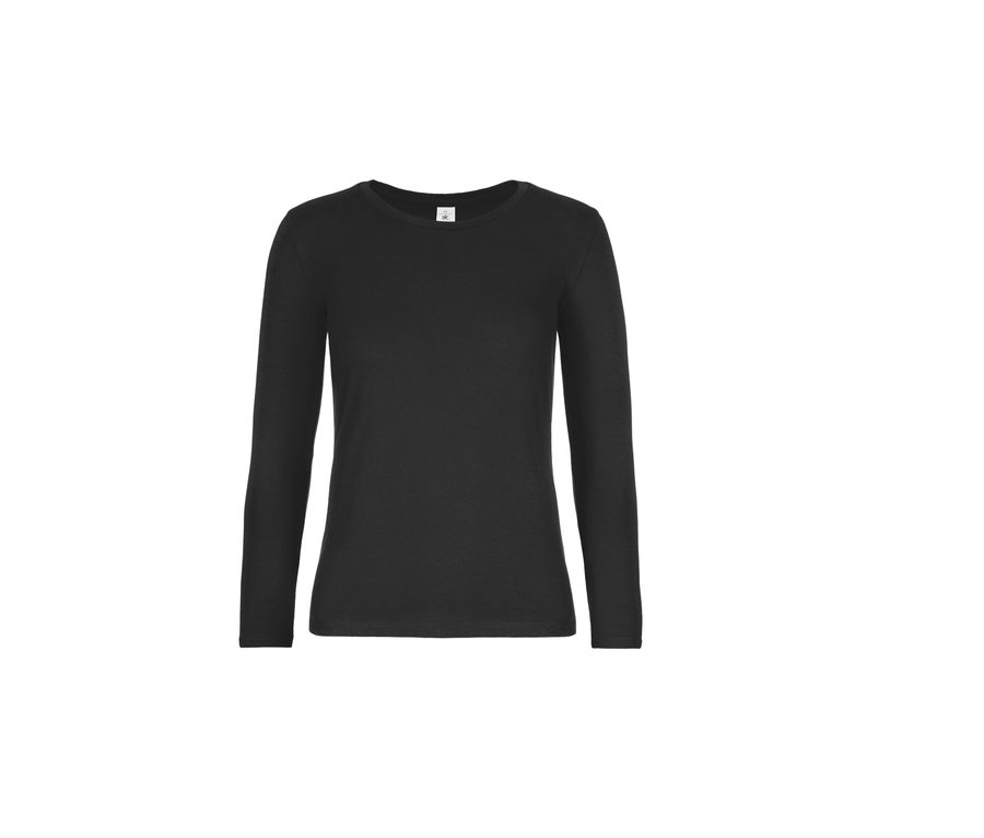 #E190 WOMEN LSL — Farbe BLACK