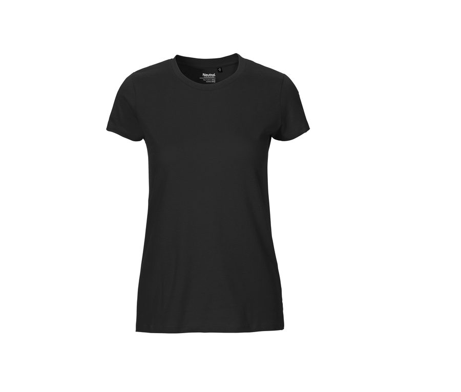 LADIES FIT T-SHIRT — Farbe BLACK